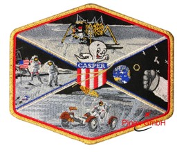 Bild von Apollo 16 Commemorative Spirit Casper Gedenkabzeichen Badge Patch 